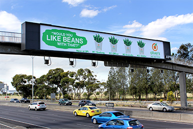 outdoor billboard advertising olivers