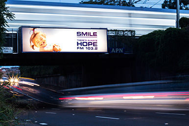 Billboard advertising hope